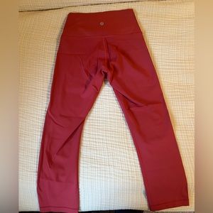 Pink Lululemon leggings
